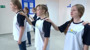 Выступление волонтеров организации "Волна"