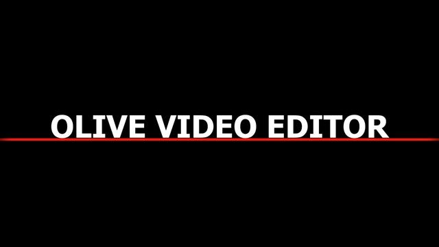 Olive video editor - Graph Editor (promo)