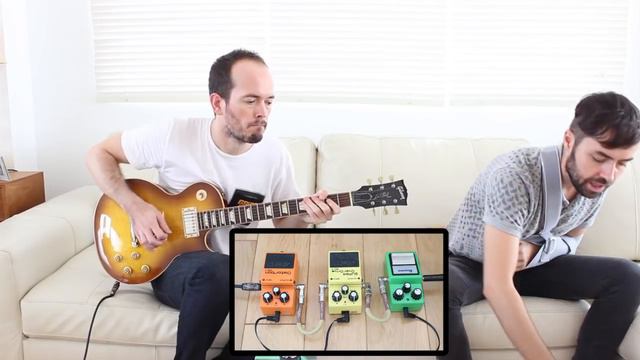 3 Pedales de Distorsión Clásicos - Boss DS1 - Ibanez TubeScreamer - SD1 смотреть онлайн