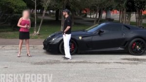 ИНСТА ШКУРА ПОВЕЛАСЬ НА FERRARI 599 GTO И БЫЛА НАКАЗАНА