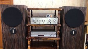 Колонки на широкополосных динамиках 4А-32 «Ломо». Усилитель Grundig V 5000. Плеер Fiio X1.