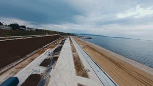 Строительство набережной Тольятти, Автозаводский район.