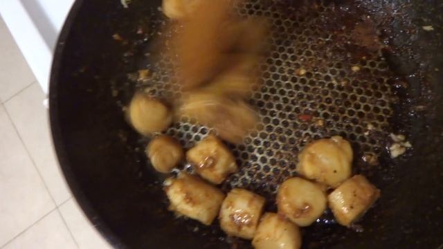 Блюдо из морского гребешка