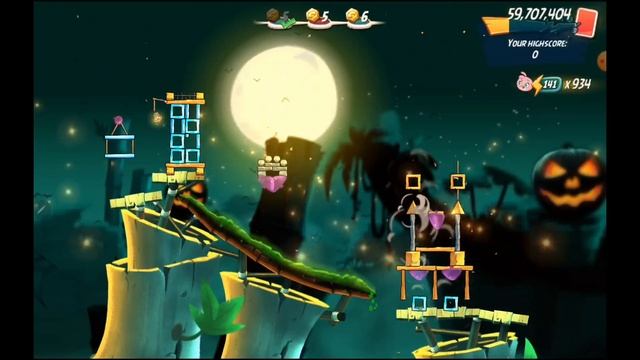 Angry Birds 2 AB2 Mighty Eagle Bootcamp (MEBC) - Season 26 Day 34 (Bubbles + Stella) смотреть онлайн