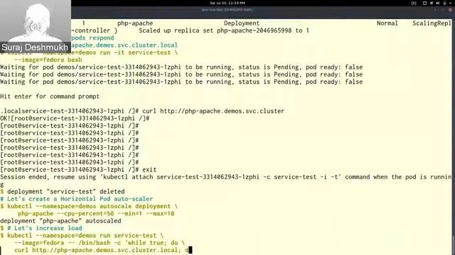 Kubernetes AutoScaling HorizontalPodAutoScalers hpa смотреть онлайн