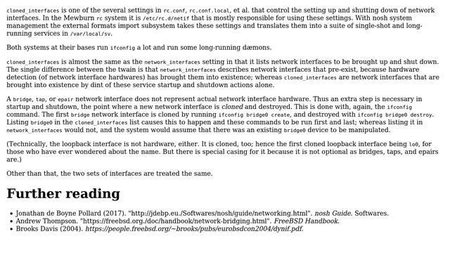 Unix & Linux: What does 'cloned_interfaces' in rc.conf accomplish? (2 Solutions!!) смотреть онлайн