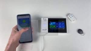 Беспроводная охранная WiFi GSM сигнализация PS-link WG107T для дома квартиры дачи черный корпус