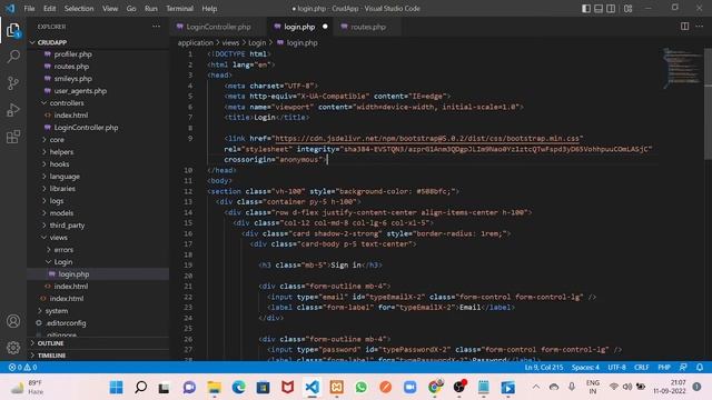 Crud App in Codeignitor3 |  Part-1