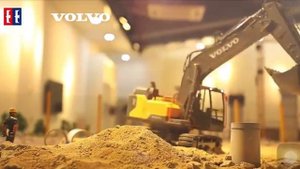Радиоуправляемый экскаватор Volvo 3в1