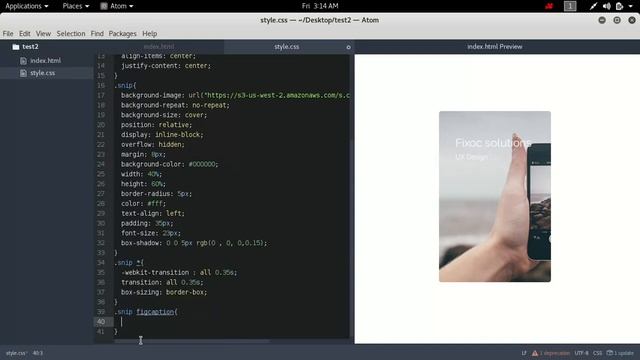 html and css tutorial snippet programing смотреть онлайн