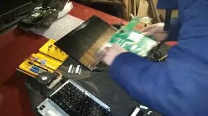 Ноутбук ASUS замена материнской платы в гараже
