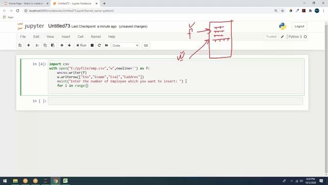 PYTHON Lecture 51 | Perform write operation on CSV file using Python