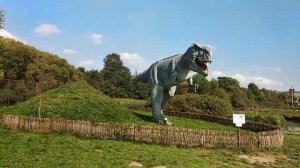 Динопарк в Минске обзор с Алёнушкой, зоопарк динозавры в натуральную величину, огромный тираннозавр