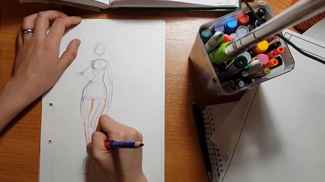 Рисуем портрет и женскую фигуру смотреть онлайн