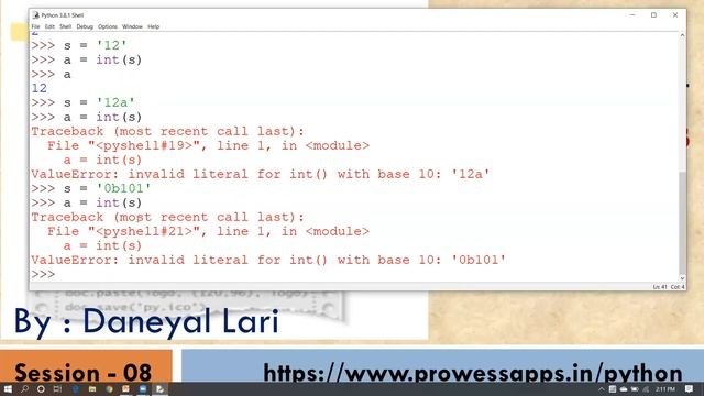 #8 Python Tutorial for Beginners | Python Identifiers