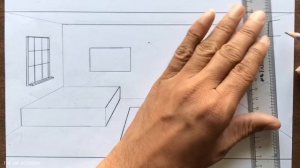 How to Draw a Room in 1-Point Perspective Step by Step for Beginners