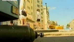 Взорвался балон с углекислым газом у продовщицы с квасом