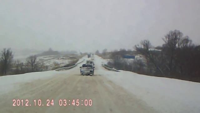 Трасса Р 185 Белгород-Россошь.28.12.20014