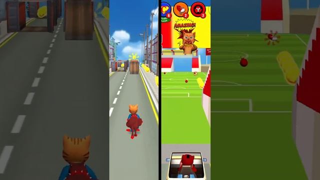 Super Hero Cat Run Game ? Recommended By Celebrities  #Shorts