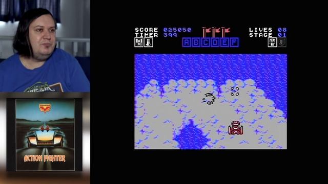 Action Fighter on Commodore 64 - Rob Plays смотреть онлайн