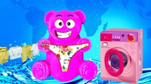 КРУТАЯ СТИРАЛЬНАЯ МАШИНКА_РАСПАКОВКА ИГРУШЕК. ЖЕЛЕРКА.mp4