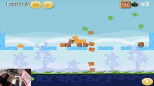 Angry Birds Bomb 1 - BOMBER TAKE GOLDEN EGG BACK BY BLASTING ALL PIGGIES SKILL GAMES!