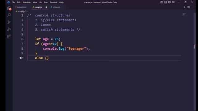 JavaScript Tutorial: Understanding if/else Statements