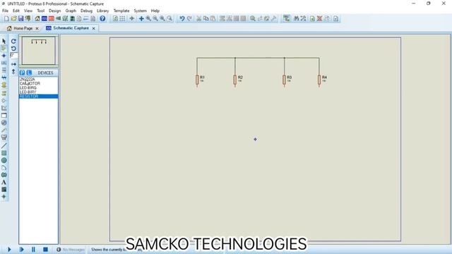Proteus LED Flasher simulation in Tamil | Part-4 | Proteus software tutorial in tamil