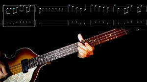 The Beatles bass TAB - Please Please Me (Bass only cover)
