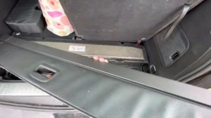 Zafira Tourer Boot Cover Storage