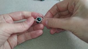 Necklace. Колье из бисера и бусин. МК