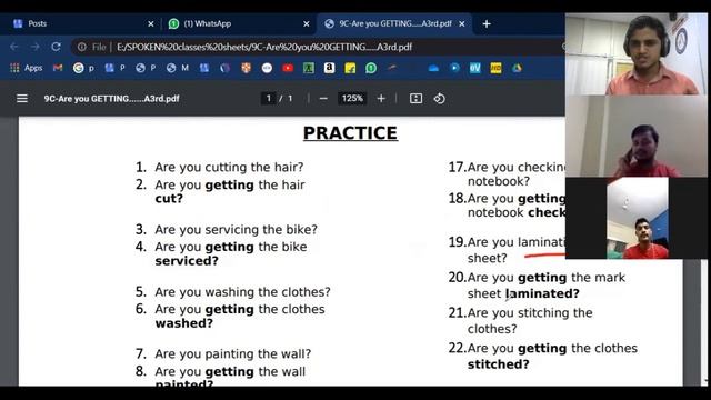 DAY-9 | Personal Classes | Spoken English CRASH COURSE on ZOOM | By Amit Siyaram Sir |Causative Ver