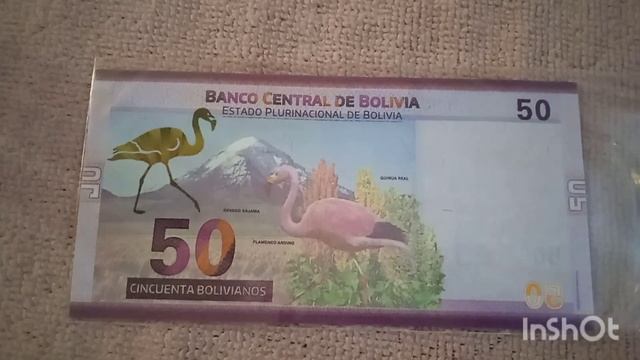 Банкноты (Южная Америка) - Боливия линейка 2018-2019 годов --- Фауна смотреть онлайн