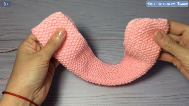 МК Как сшить вязаную чалму повязку