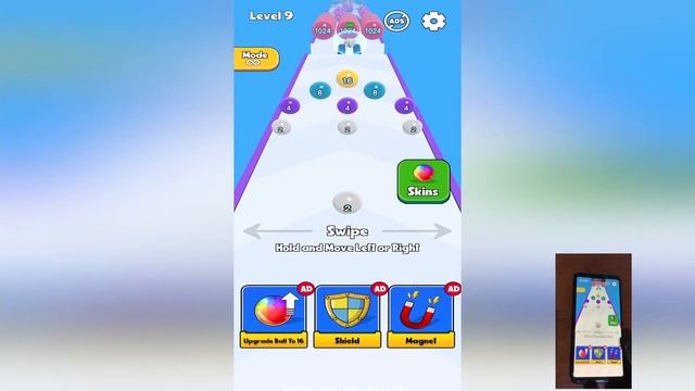 Ball Run 3D Number Merge 2048 - Gameplay Walkthrough - Levels 1-15