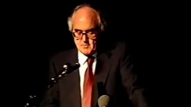 James Burke lecture "Mechanisms of change: do lemons whistle?", 1990-09-19 смотреть онлайн