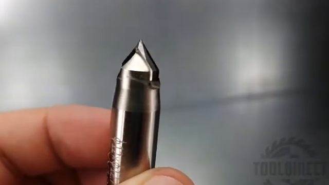 Концевая алмазная фреза (филенка V-образная) для станка с ЧПУ для обработки фасадов из МДФ 90гр. смотреть онлайн