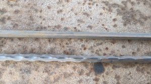 ?Холодная ковка. Бублик с фактурой.#кузница  #geflund #холоднаяковка