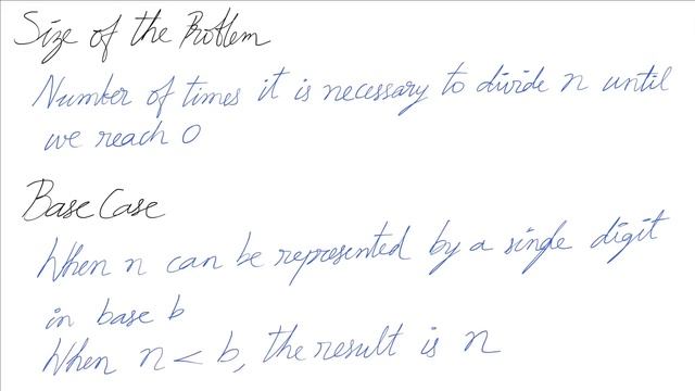 Generic Decimal to Any Base Conversion using Recursion