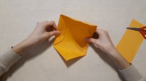 Очень лёгкая оригами собачка для начинающих!!!Оригами животные из бумаги. Оригами собака.