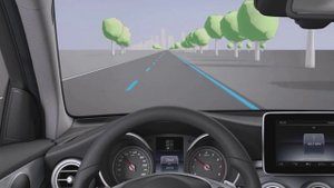 Активная система удержания полосы Mercedes Benz W253 GLC Class