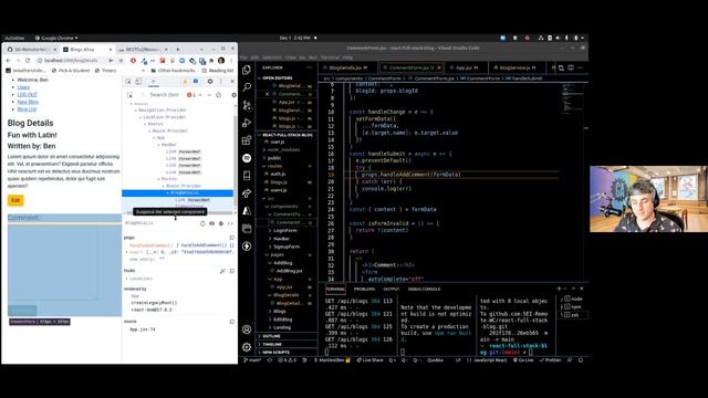 React Full Stack Blog (Part 3) смотреть онлайн