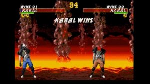 Mortal Kombat 3 (Ultimate) - Kabal's Antifatality (+Kung Lao's Fatality Bug)
