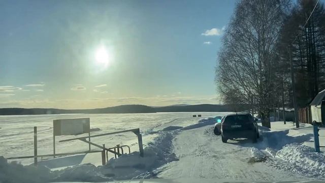 Южный Урал. Село Непряхино и озеро Большой Сунукуль. Как выглядит популярное место отдыха зимой? смотреть онлайн