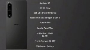 Sony Xperia 1 V vs Sony Xperia 5 IV Review & Comparison