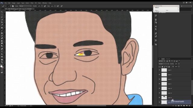Photoshop Tutorials - How to create Cartoon Vector ART with the Pen tool смотреть онлайн