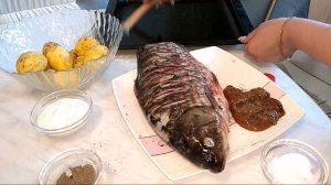 Карась запечённый в духовке