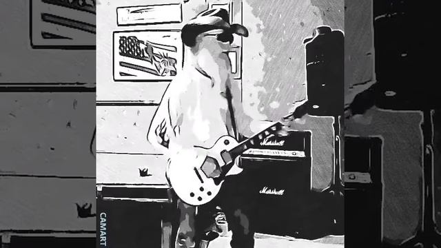 Ray Gibbons Jam in A - White Epiphone Les Paul - Marshall смотреть онлайн