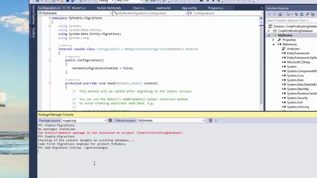 CodeFirst with Existing Database with Entity Framework 6