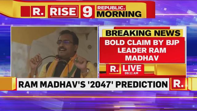 WATCH: BJP's Ram Madhav Makes Bold Claim, Says 'Narendra Modi Will Be The Prime Minister till 2047'